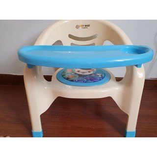Ghế ăn dặm cho bé Việt Nhật . Ghe an dam có đệm êm mông có còi chí...