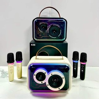 Loa Karaoke, Loa Bluetooth Karaoke K56 Không Dây Kèm 2 Mic Với Âm ...
