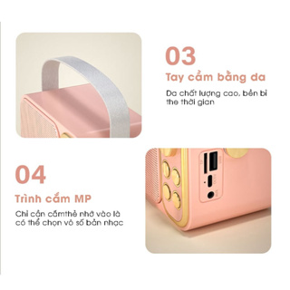 [ HOẢ TỐC ]Loa Karaoke Bluetooth YS-103 Tặng Kèm 1 Micro Không Dây...