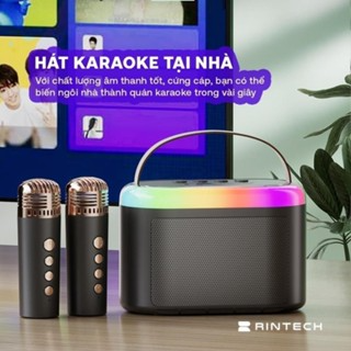 Loa Bluetooth karaoke kèm 2 mic không dây Q6, Loa Karaoke mini có ...
