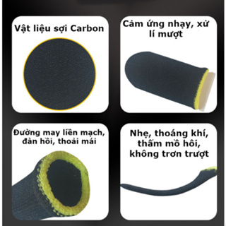 Bao tay chơi game, găng tay chơi game sợi dệt siêu nhạy, 4 màu sắc...