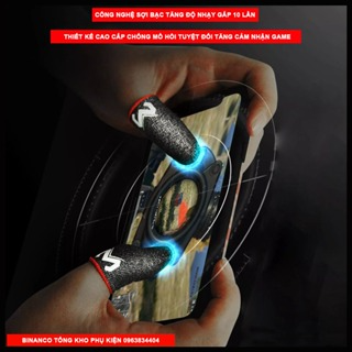 Găng tay chơi game Pubg, ff, Liên Quân, Bao tay chống mồ hôi sợi b...
