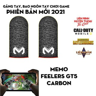 Găng tay chơi game Memo sợi bạc cảm ứng chống mồ hôi, bao tay chơi...