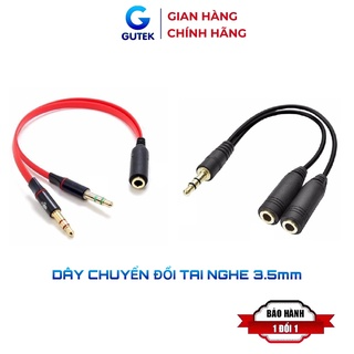 Dây chuyển đổi tai nghe 3.5mm sang 2 cổng 3.5mm cho âm thanh audio...