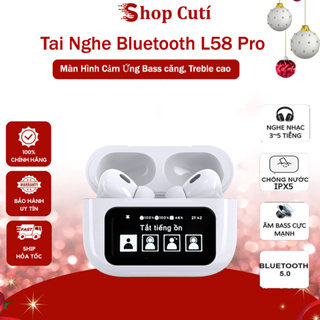 Tai Nghe Bluetooth L58 Pro Ultra - Màn Hình Cảm Ứng (Bass căng, Tr...