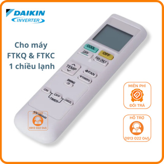 Điều khiển điều hòa Daikin - Remote máy lạnh Daikin dòng FTKQ  FTK...