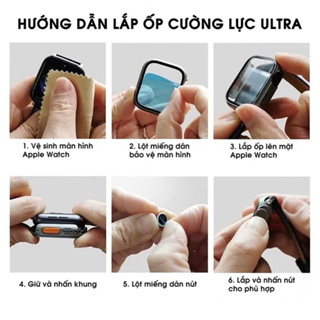 Ốp độ lên Ultra cho AW 8/7/6/5/4/3/2/1 45mm 44mm 41mm 40mm 42mm 38...