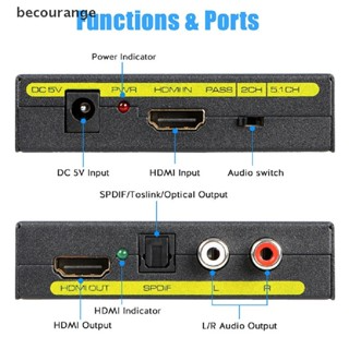 Bộ Chuyển Đổi Âm Thanh Osuno 1080P HDMI Sang HDMI Optical  SPDIF  ...
