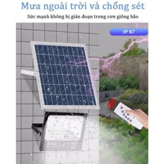 Đèn Năng Lượng Mặt Trời 500W IP67 Tiết Kiệm Điện Có Điều Khiển Tự ...