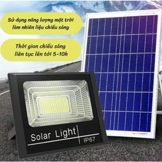 Đèn Năng Lượng Mặt Trời 500W IP67 Tiết Kiệm Điện Có Điều Khiển Tự ...