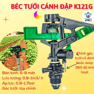 [TI INOX]Taiwan- K122G Béc tưới cây cánh đập tùy chỉnh góc JINLI,x...