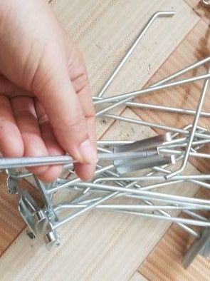 Móc treo ốp lưng, phụ kiện điện thoại, móc cài lưới sắt, tay cài l...