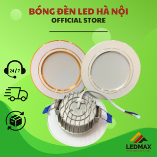 Đen âm trân 7W 9W 3 chê đô (NGUỒN LIỀN) led âm trần, đèn mắt trâu ...