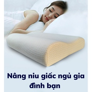 Gối Cao Su Non Chống Ngáy Chống Đau Mỏi Vai Gáy Mềm Mại Êm Ái - Ca...