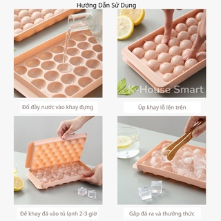 6978 Khay đá bi tròn tủ lạnh 33 viên có nắp đậy... 6978 Khay đá bi tròn tủ lạnh 33 viên có nắp đậy...