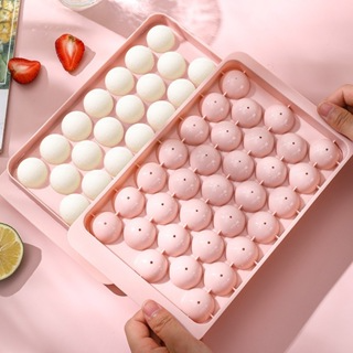 6978 Khay đá bi tròn tủ lạnh 33 viên có nắp đậy...