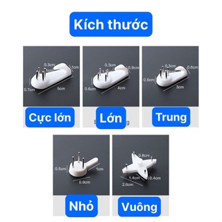 Đinh Treo Tường 3- 4 Chân Treo Khung Ảnh Treo Đồ Không Cần Khoan T...