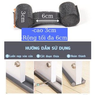 Thanh chặn khe cửa 100cm [4 Màu] Thanh chắn cửa, miếng chặn khe cử...