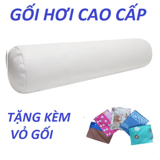 (Tặng áo gối) Ruột Gối Ôm Ép Hơi Dài kích thước 100cmx35cm 100% Gò...