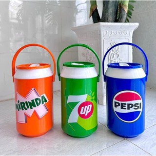 Binh Đa giữ Nhiệt Hình Lon Nước 1500ml, Binh Nhựa Giữ Nhiệt Tý Liê...