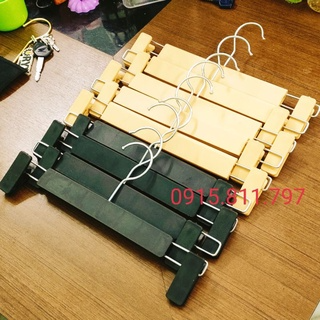 Móc treo quần áo - kẹp nhựa siêu bền màu vàng nhạt,kích thước 30 c...