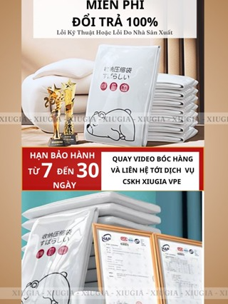 Túi hút chân không đựng quần áo chăn ga Công Nghệ Nhật Bản VAN3D -...