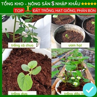 Đất Trồng Cây Viên Đất Nén Xơ Dừa Tiện Ích diệt khuẩn kháng sâu bệ...