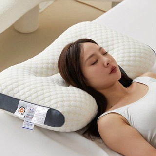 Gối Nằm Chống Đau Cổ Vai Gáy Dệt Kim Lõi Bông Xơ, Gối Spa Chống Đa...