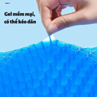 Đệm Ngồi 2 Lớp 3D Thoáng Khí  Nệm Lót Ghé Cao Su Chống Mỏi Lưng...