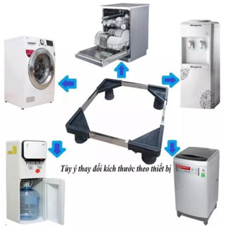 Kệ Máy Giặt Tủ Lạnh Inox , Chân Kê Máy Giặt Tủ Lạnh Đa Năng Tùy Ch...