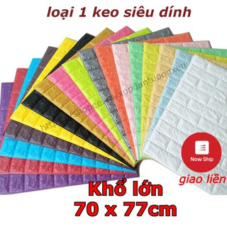 MIẾNG XỐP DÁN TƯỜNG 3D LOẠI 3 mm và 4 mm KHỔ 70X77 CÁCH ÂM CÁCH NH...
