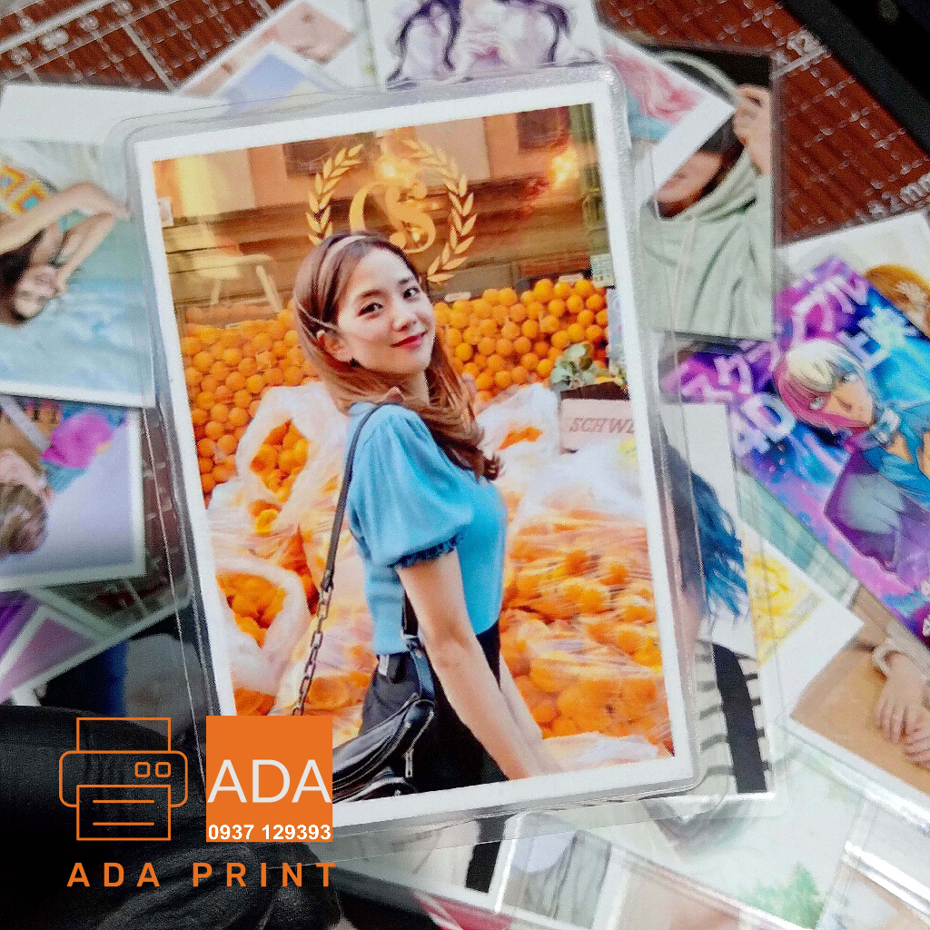 In ảnh size 6x9 theo yêu cầu, đã ép plastic bo góc, không bay màu,...
