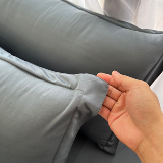 Bộ ga giường thun lạnh 4 món bọc được nệm 20cm gồm ga gối và vỏ ôm...