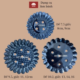 Khuôn tart inox 7.5, 9.5,10.2, tart lỗ, tart giữ form bánh, lót đế...