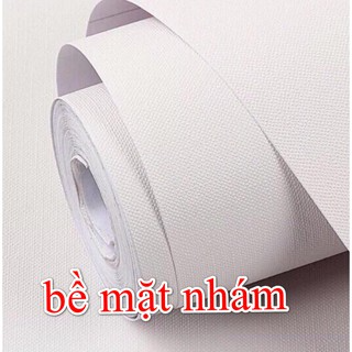 Decal giấy dán tường một màu bề mặt nhám (nhiều tông màu) khổ 45cm...