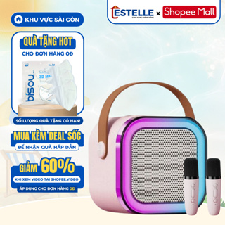 Loa Karaoke Bluetooth Mini ESTELLE Sạc Pin Không Dây, Âm Thanh Hay...