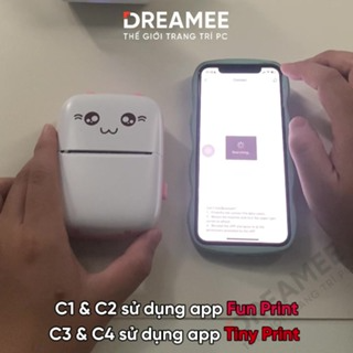 Máy In Nhiệt Mini Bluetooth cầm tay, Máy in Hoá đơn, Tài liệu, Pha...