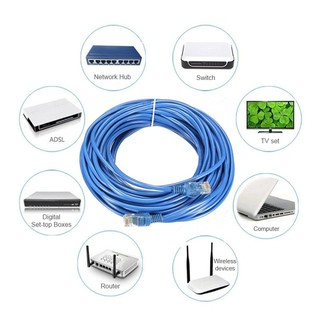 Dây cáp mạng LAN CAT5E bấm sẵn 2 đầu chuẩn RJ45 kết nối wifi inter...