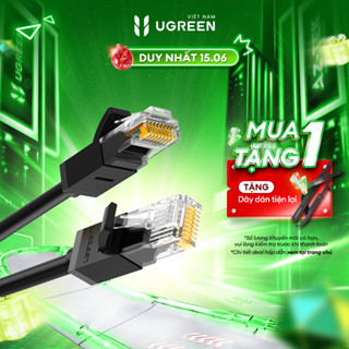 Cáp mạng Cat6 UGREEN NW102  Lõi thuần đồng 26AWG  CCA sử dụng trên...