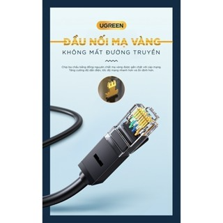 Cáp mạng Cat6 UGREEN NW102  Lõi thuần đồng 26AWG  CCA sử dụng trên...