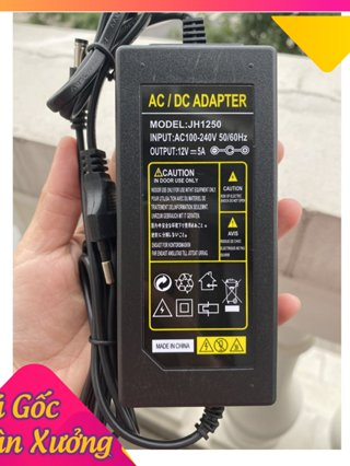 Nguồn 12V 3A 5A - Adapter 12V chân to - Nguồn 12v vỏ nhựa các loại...
