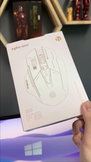 Chuột không dây silent cute SIDOTECH F8 wireless gaming sạc pin má...