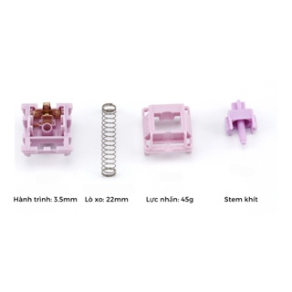 Switch HMX Ziwei - linear, 5 pin - âm poppy siêu ngon, công tắc bà...