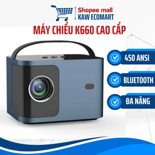 Máy Chiếu Mini Kaw - k660 chiếu sắc nét, Xem Phim Giải Trí, Dạy Họ...