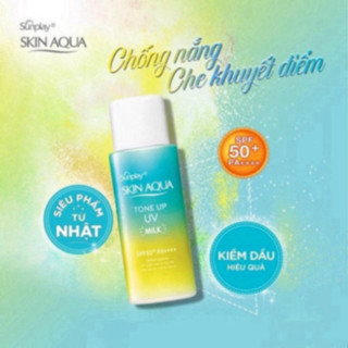 Kem chống nắng skin aqua tone up [BẢN NHẬT 80g] nâng tông cho da t...