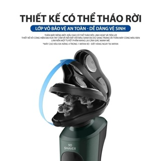 Máy Cạo Râu Nam Sạc Pin 4 Chức Năng Tỉa Lông Mũi, Rửa Mặt, Cạo Viề...