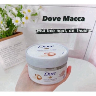 Kem Tẩy Tế Bào Chết Body Dove Macca Lựu Đỏ Chăm Da Sáng Mịn, Giữ Ẩ...