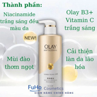 Sữa tắm trắng da Olay B3 Vitamin C Dưỡng trắng da cấp ẩm cho làn d...