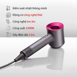 Máy sấy tóc 2 chiều nóng lạnh công suất lớn 1600W nhanh khô tóc, 3...