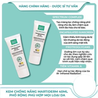 Kem Chống Nắng Martiderm The Originals Proteos Screen SPF50 Phổ Rộ...